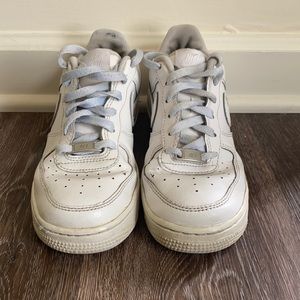 white nike airforce ones